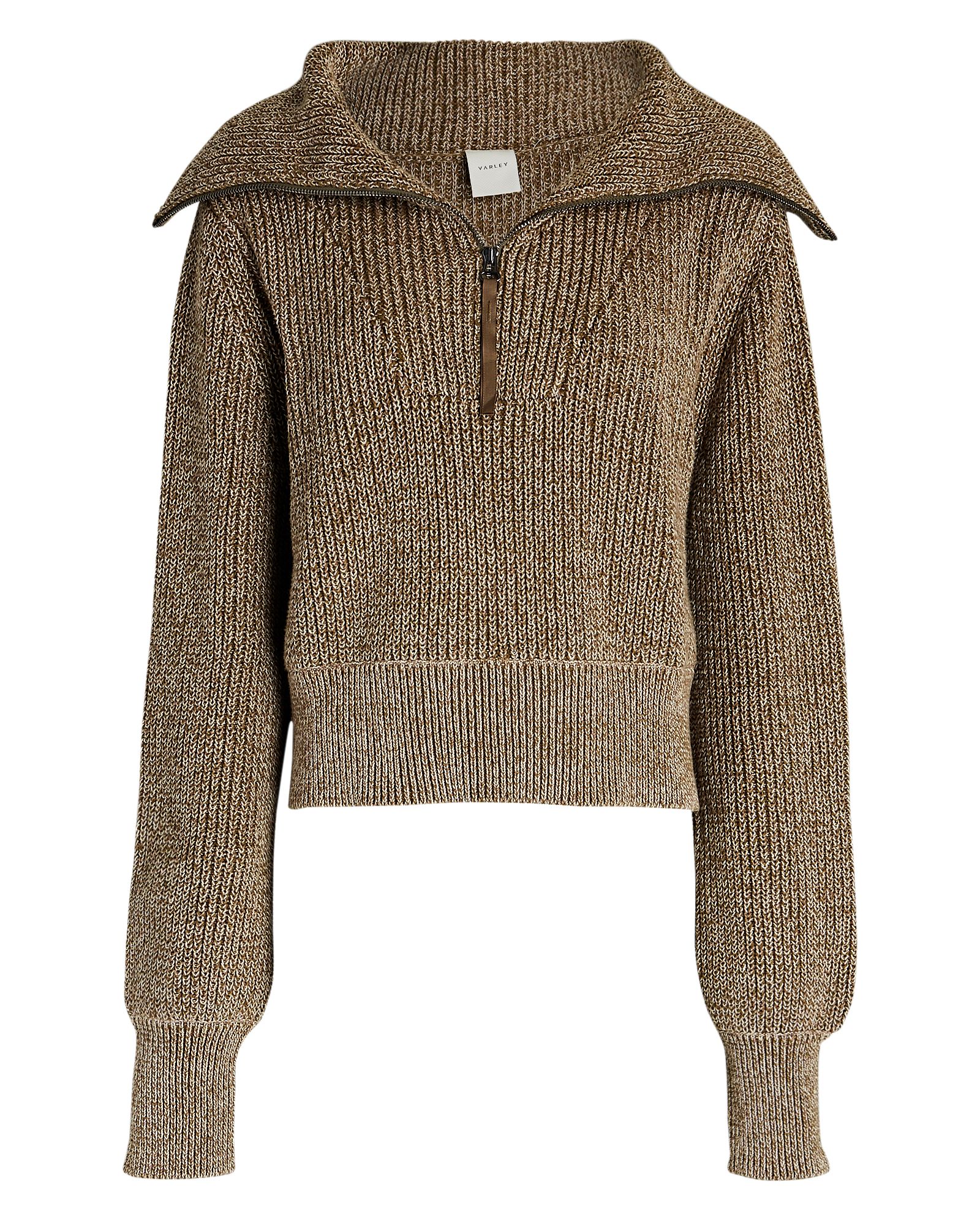 Mentone Half-Zip Cotton Sweater | INTERMIX