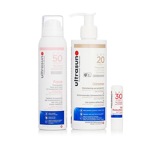Ultrasun Sun Protection 3 Piece Supersize Holiday Collection - QVC UK | QVC UK