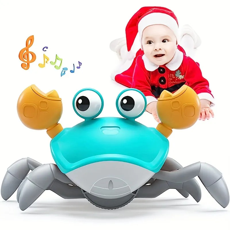 Cute Dancing Crab Baby Toys - Light Up Music & Sensory Induction for Infants & Toddlers! | Temu Affiliate Program