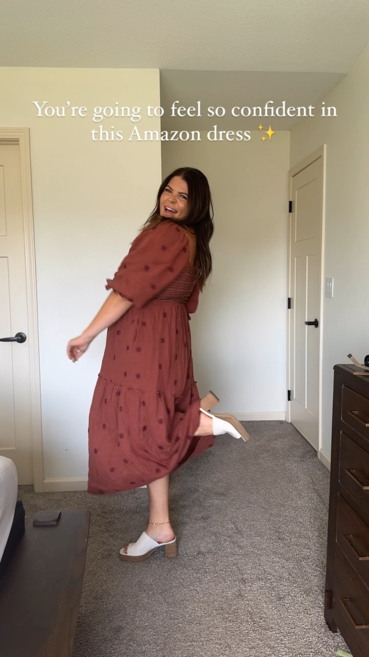 I am typically a size XL in dresses but the large is so stretchy it works great  


Nursing friendly dress Fall dresses for women 2024, fall dresses for women wedding guest, free people inspired, fall dresses for women trendy, teacher dress, teacher outfits, family photo outfits

#LTKMidsize #LTKFindsUnder50 #LTKStyleTip