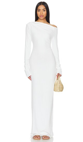 SNDYS Reyna Maxi Dress in White. - size XS | Revolve Clothing (Global)