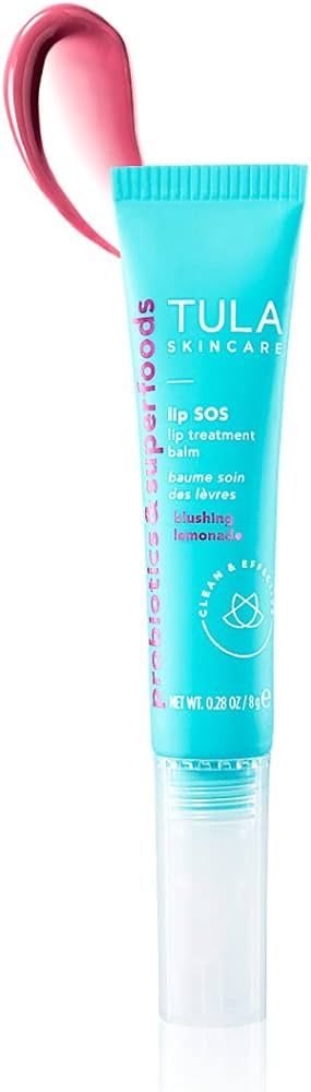 TULA Skin Care Lip SOS - Lip Treatment Balm that Plumps, Smooths & Hydrates lips with a Glossy Ti... | Amazon (US)