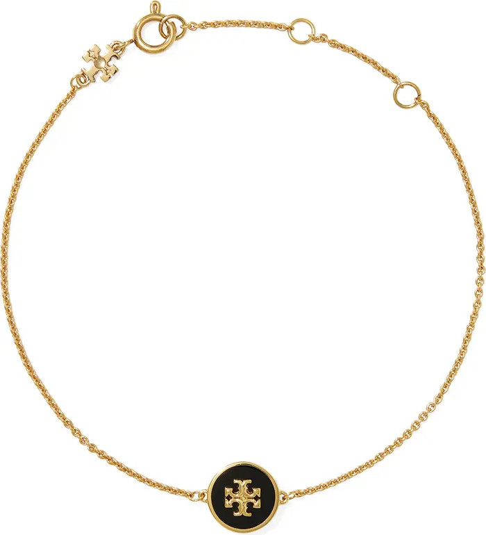 Tory Burch Kira Enamel Pendant Chain Bracelet | Nordstrom | Nordstrom