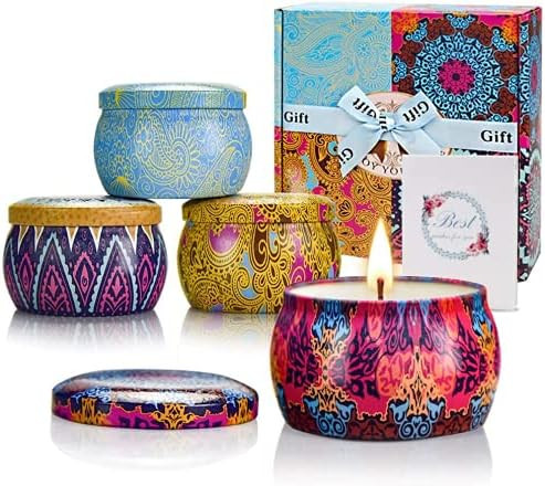 Scented Candles Gifts Sets for Women Mom Coworker Brithday Mother’ Day,Aromatherapy Candle for ... | Amazon (US)