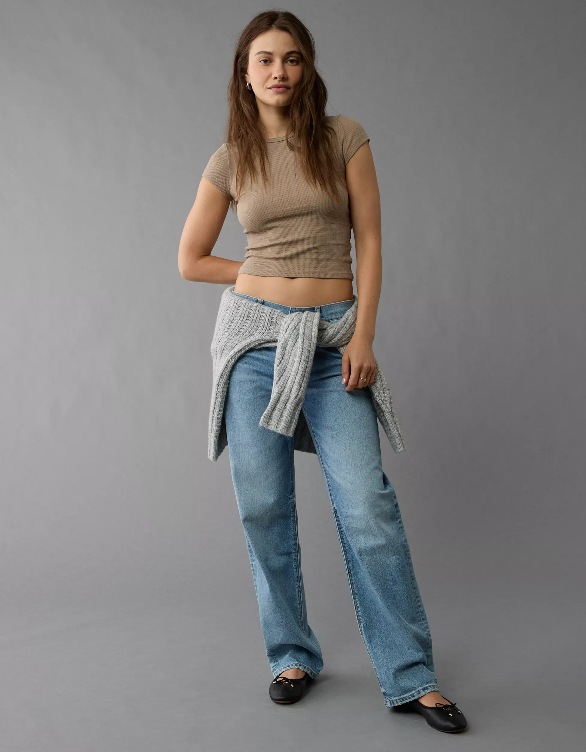 AE Hey Baby Pointelle T-Shirt | American Eagle Outfitters (US & CA)