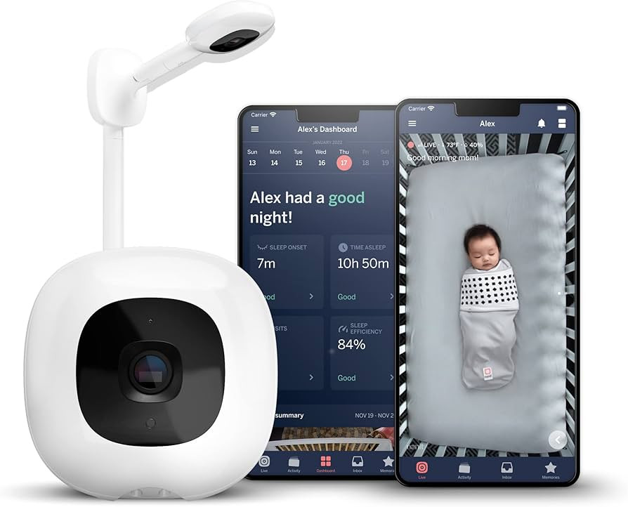 Nanit Pro Smart Baby Monitor & Wall Mount – Wi-Fi HD Video Camera, Sleep Coach and Breathing Mo... | Amazon (US)