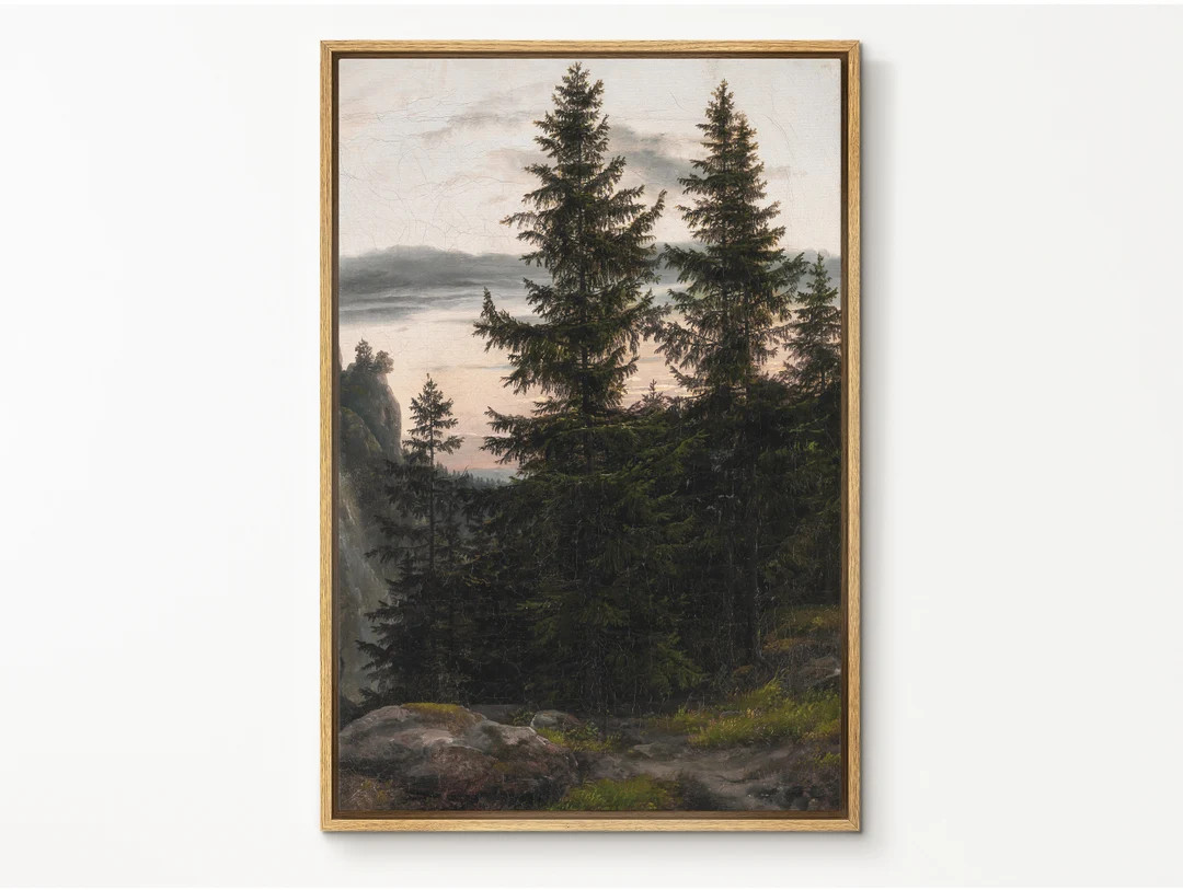 Easysuger Oil Painting Landscape Wall Art Vintage Nature - Etsy | Etsy (US)