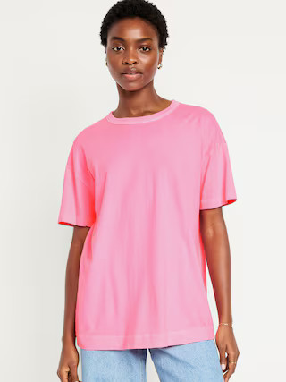 Oversized EveryWear Tunic T-Shirt | Old Navy (US)