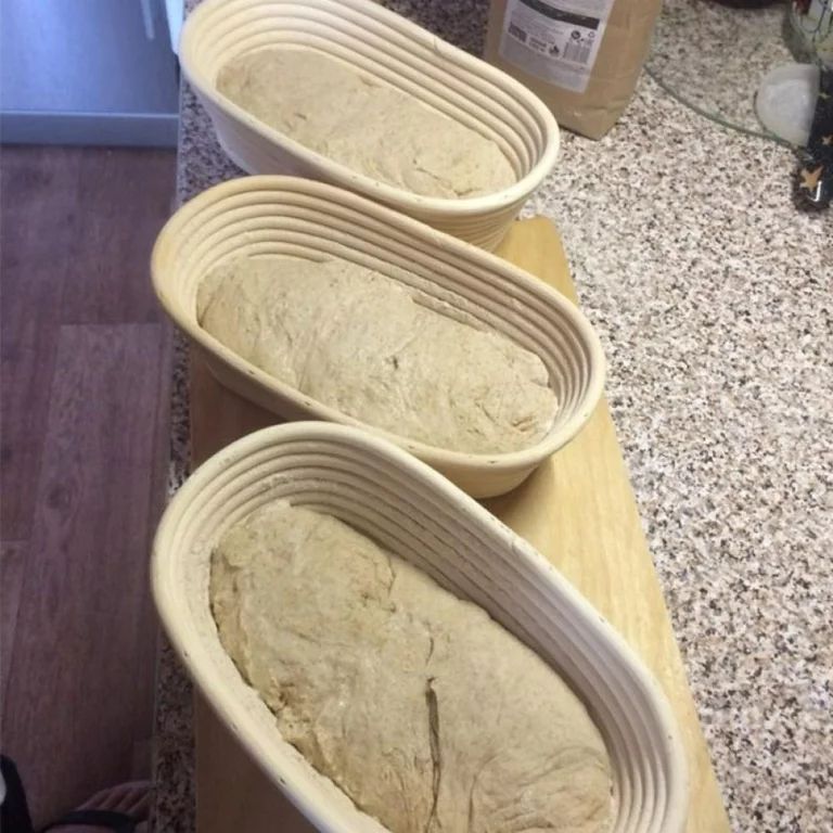 MAGAZINE Handmade Oval Rattan Basket And Bread Arc Curved Knife Dough Banneton Brotform Bread Pro... | Walmart (US)