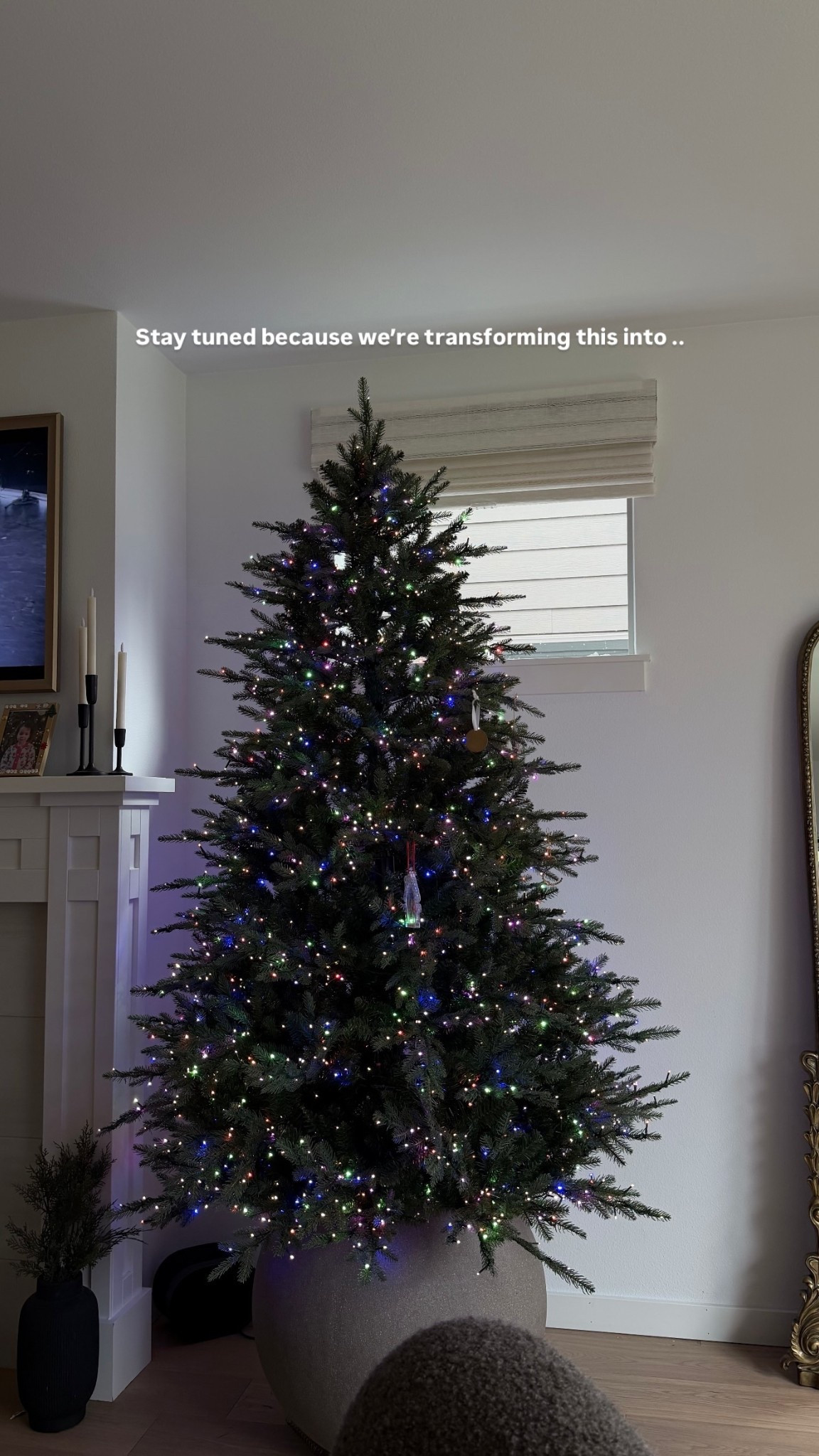 Stay tuned because we’re transforming this into a 90’s nostalgic tree!!! 🤩

#LTKHoliday #LTKSeasonal #LTKHome