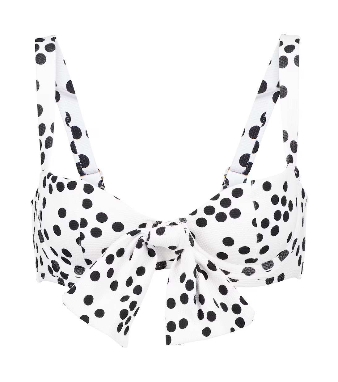 Clara polka-dot bikini top | Mytheresa (UK)