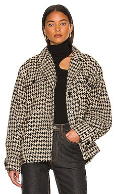 ANINE BING Flynn Jacket in Medium Houndstooth from Revolve.com | Revolve Clothing (Global)