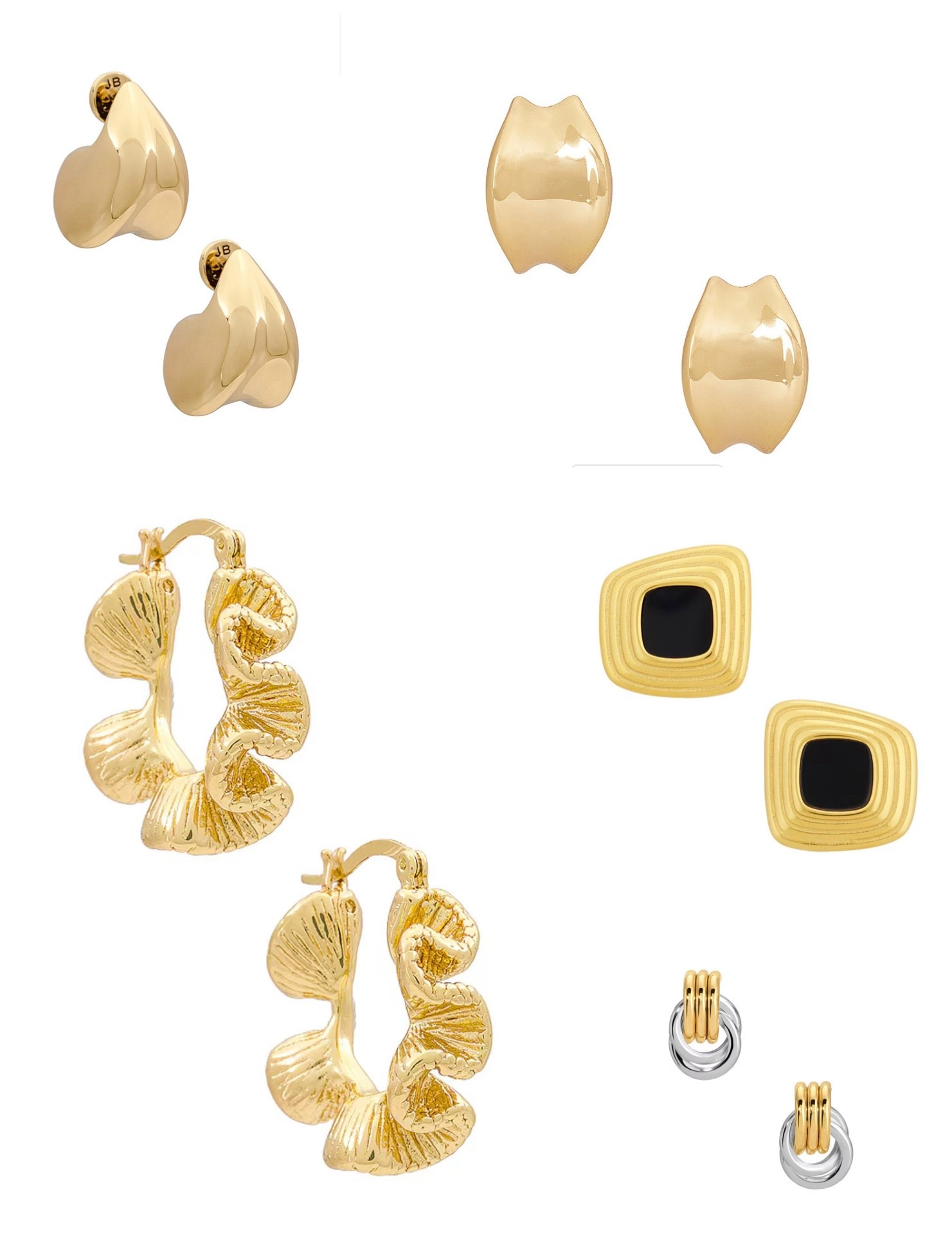 Fun gold earrings to accessorize with 

#LTKSeasonal #LTKFindsUnder100 #LTKOver40