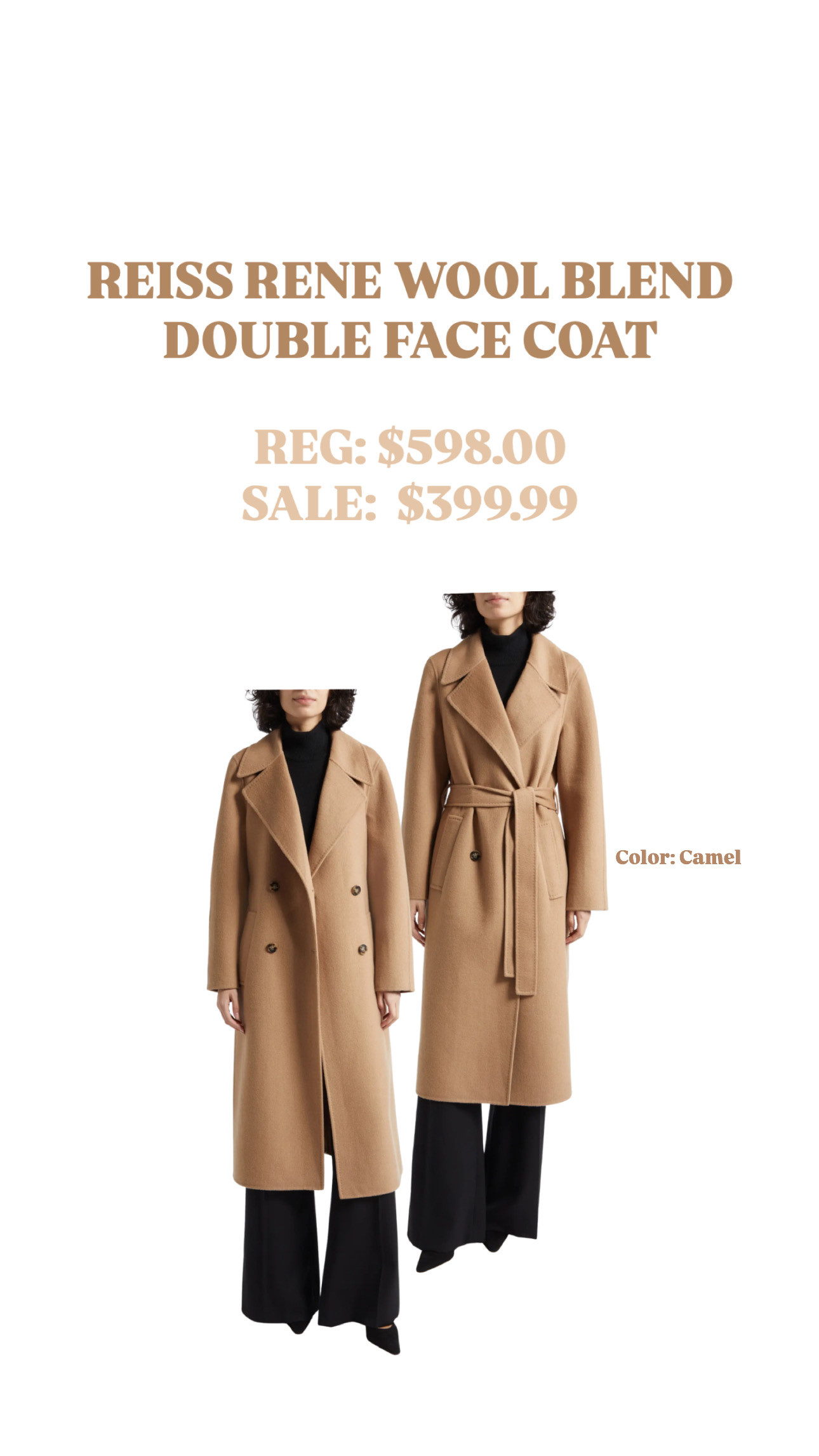 A timeless coat is always worth the investment, especially during the Nordstrom Anniversary Sale. This wool & cashmere blend is so classic and one you'll wear for years to come. 

 #LTKootd #LTKSeasonal #LTKSaleAlert