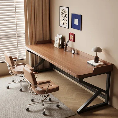 Rectangular Solid Wood writing desk | Wayfair North America