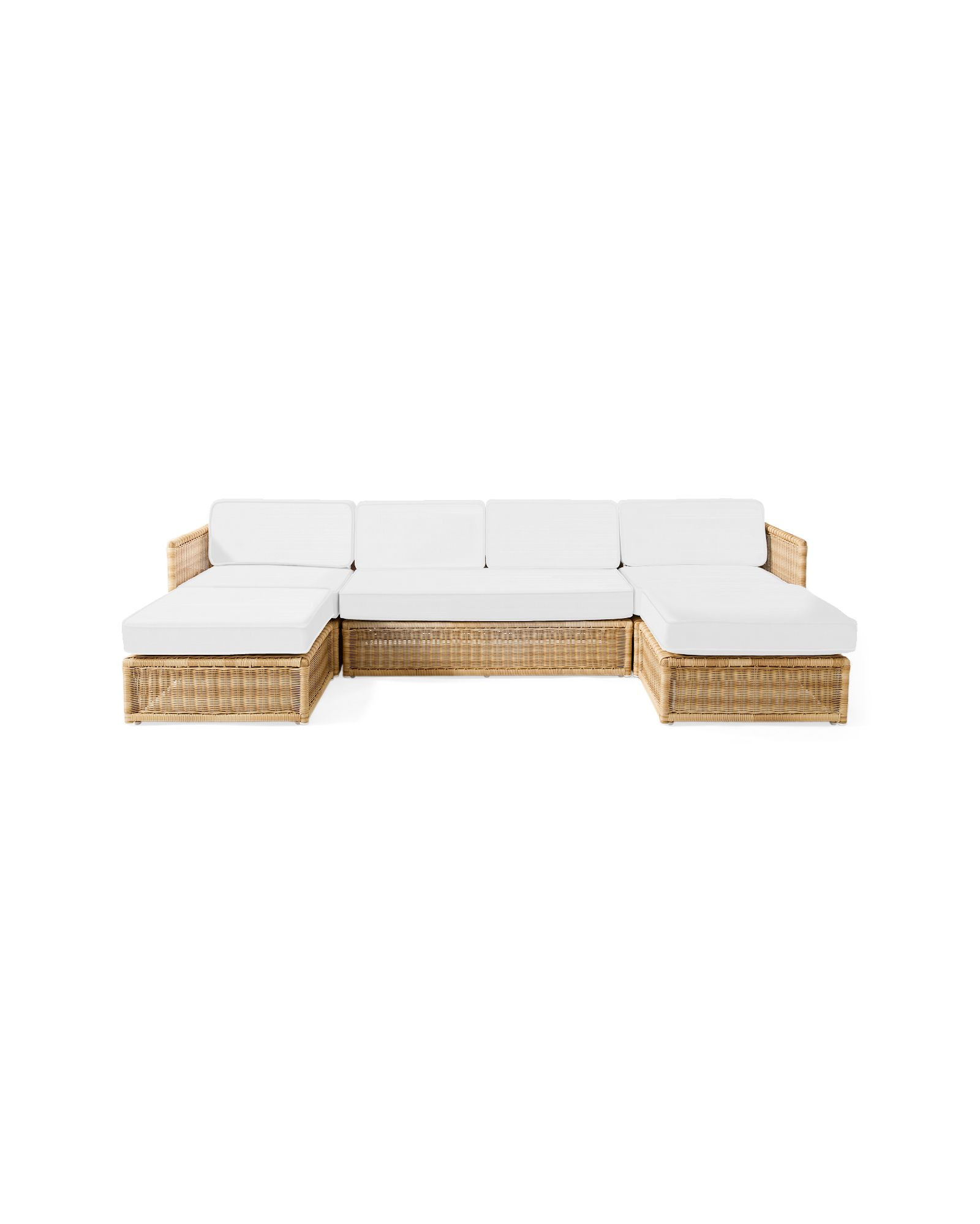 Pacifica Modular Chaise U-Sectional - Light Dune | Serena and Lily