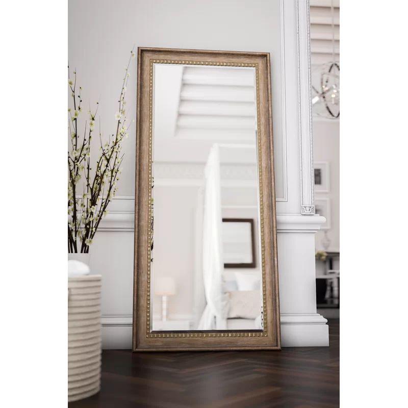 Brunswick Floor Rustic Beveled Distressed Full Length Mirror | Wayfair North America