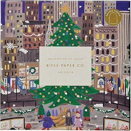 RIFLE PAPER CO. Illustrated Jigsaw Puzzle | 500 Pieces, Printed in Full Color, Paper Wrapped Gift... | Amazon (US)