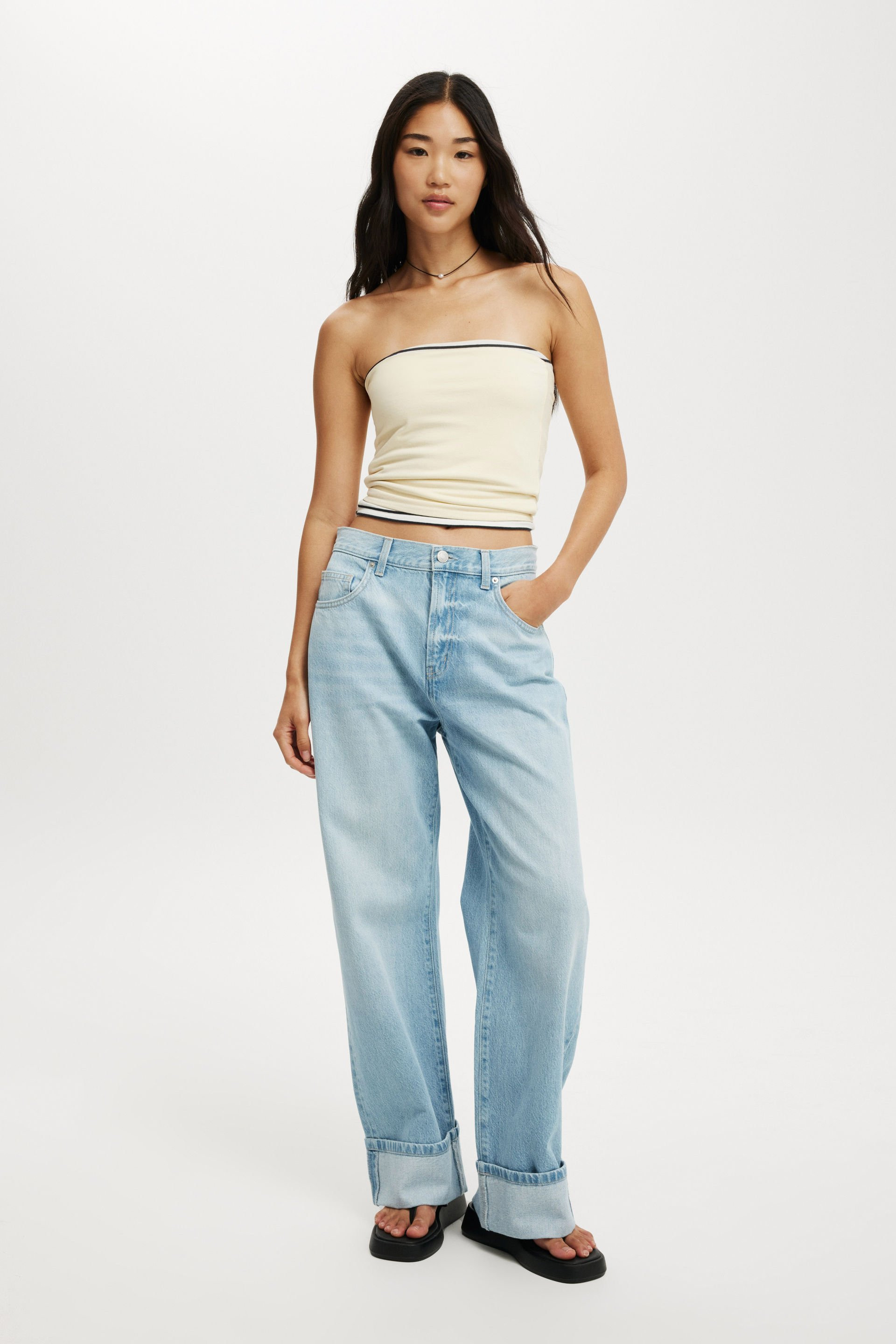 Cotton On Women - Loose Cuff Jean - Air blue | Cotton On (ANZ)