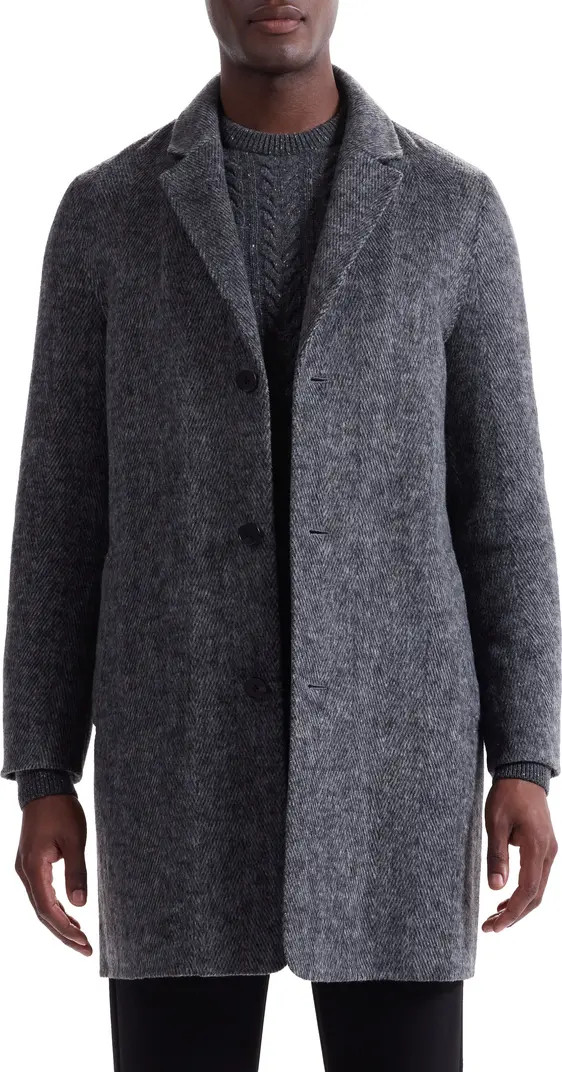 Herringbone Wool Blend Car Coat | Nordstrom