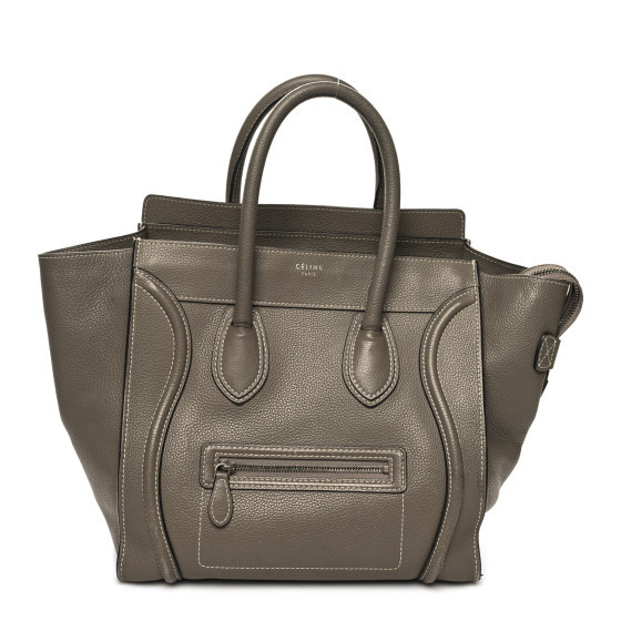 Drummed Calfskin Mini Luggage Souris | FASHIONPHILE (US)