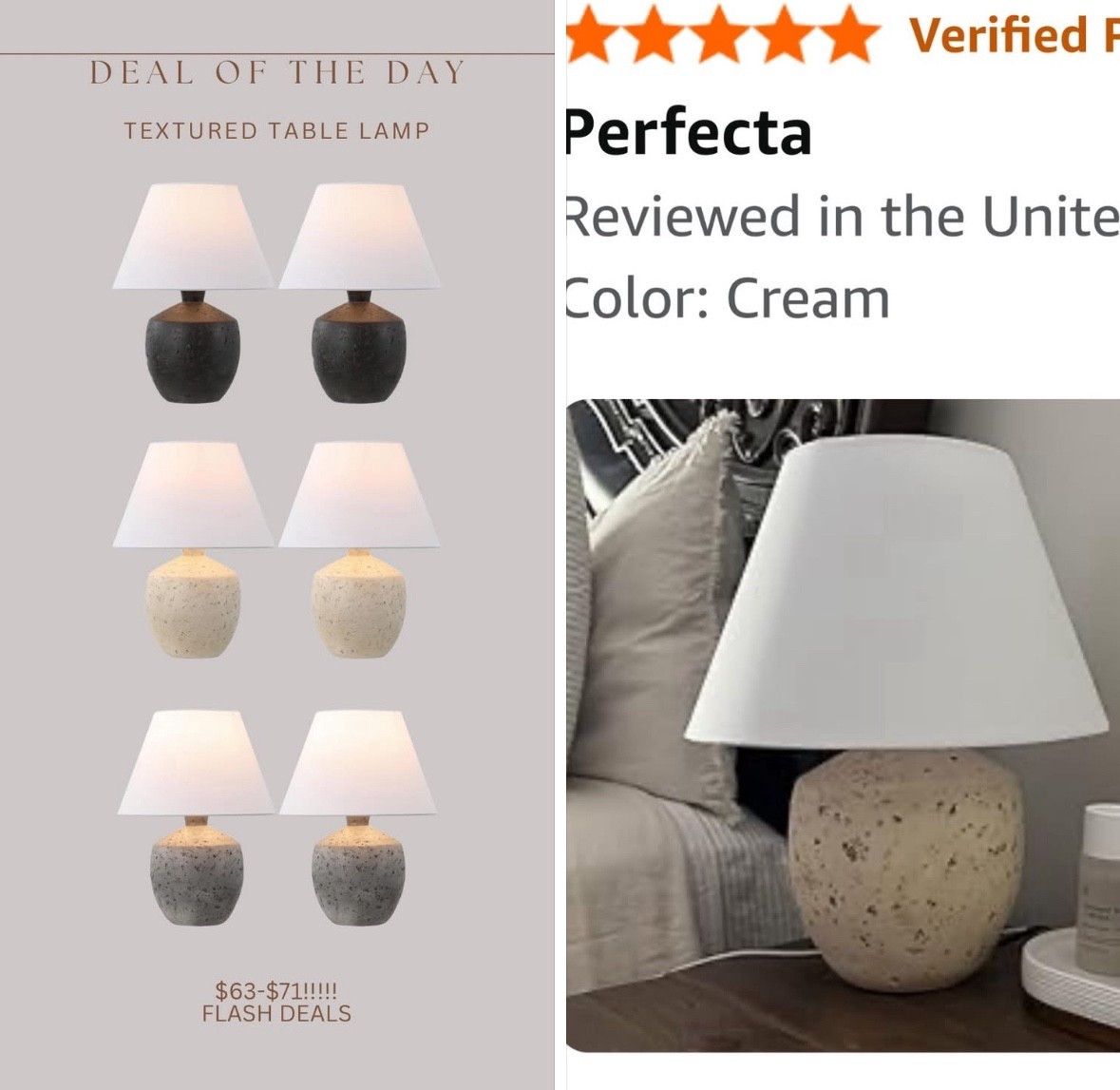 Prettiest new textured table lamp on Amazon!!!!! $63-$71 right now! Sellout risk at this price 

#LTKHome #LTKSaleAlert #LTKFindsUnder100