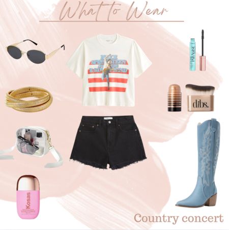 What to wear to a country concert // Abercrombie // amazon finds // Cowboy boots //. Shorts // sunscreen // 4th of July 



#LTKStyleTip #LTKSeasonal #LTKFindsUnder100