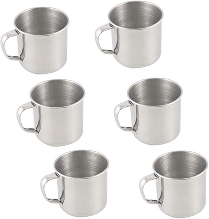 Pack of 6 Camping Coffee Mug Drinking Soup Cup (12 OZ) | Amazon (US)