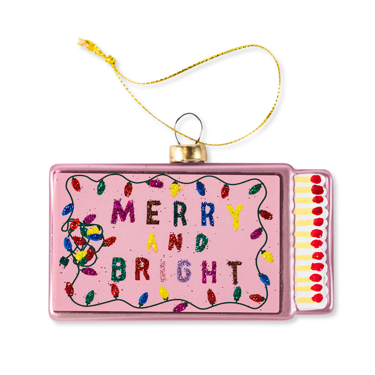 Furbish Studio Matchbook Ornament - Merry & Bright | Furbish Studio