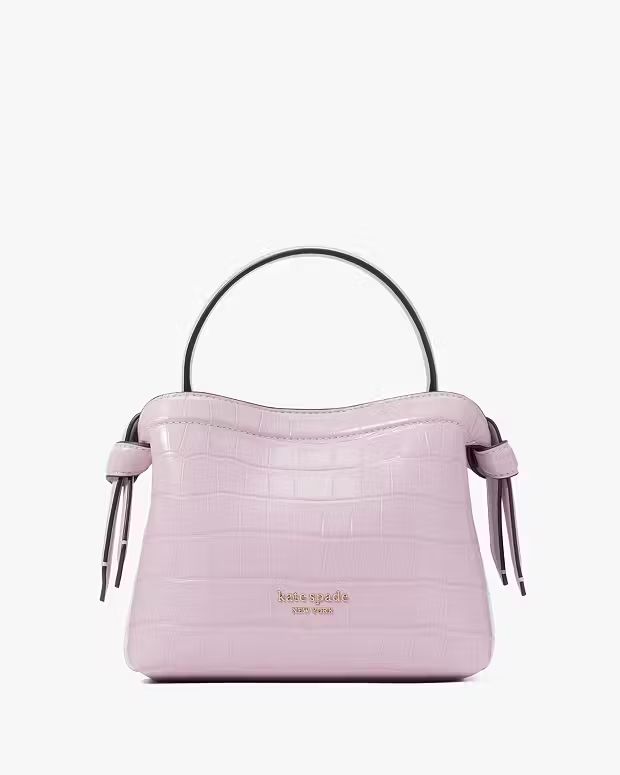 Knott Croc-embossed Mini Crossbody Tote | Kate Spade (US)