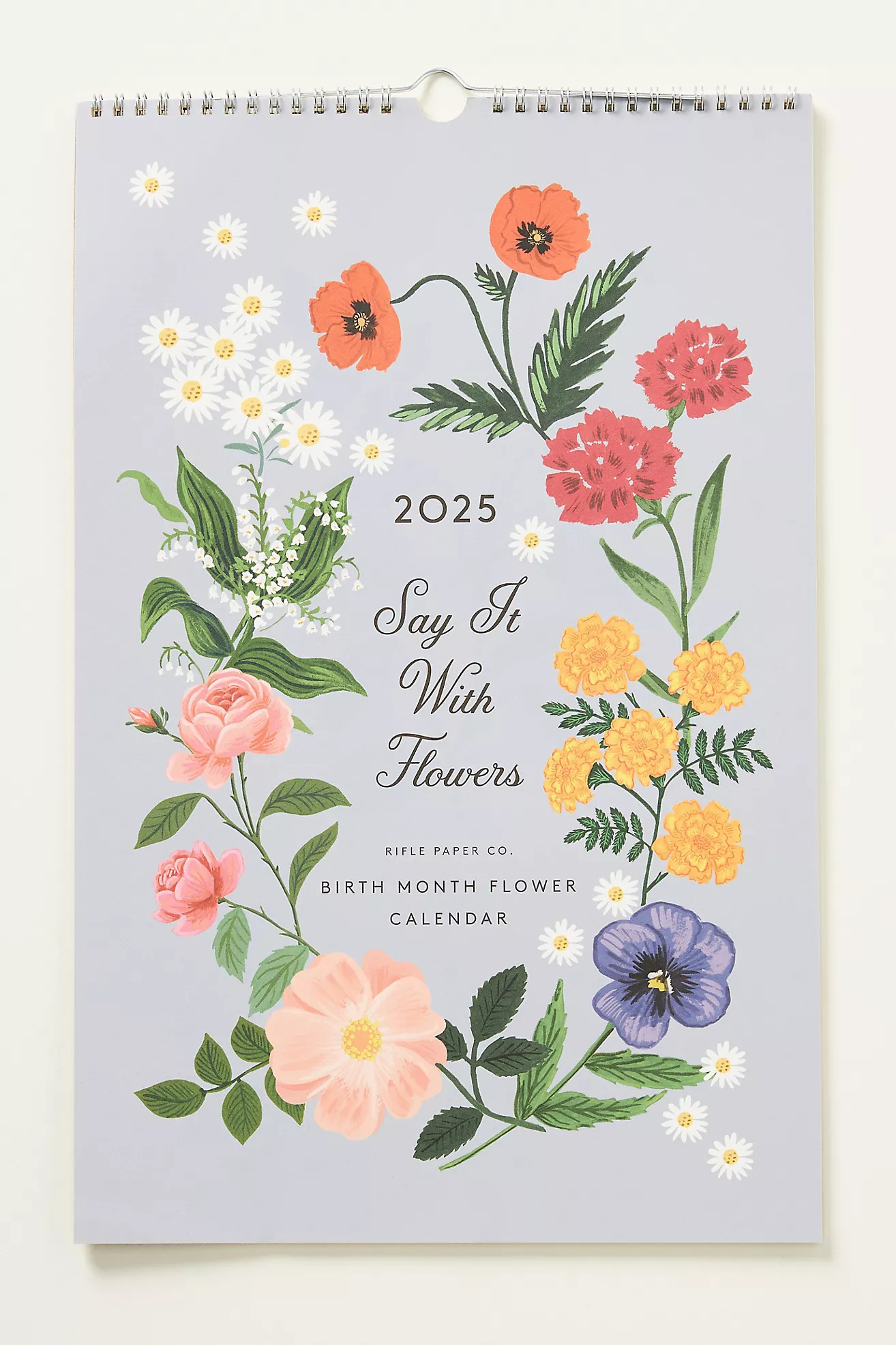 Rifle Paper Co. 2025 Wall Calendar | Anthropologie (US)