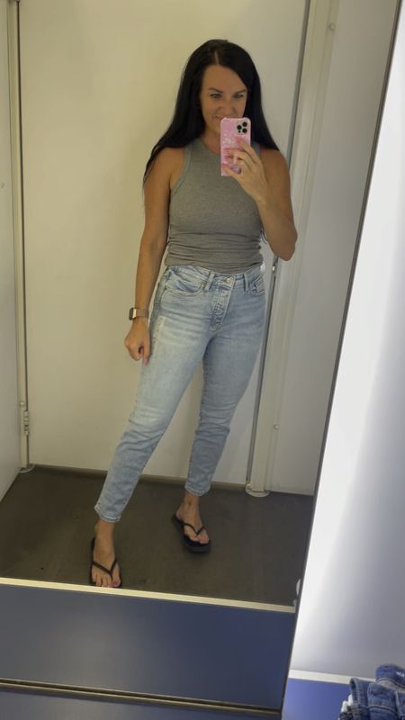 These High-Waisted OG Straight
Button-Fly Extra-Stretch Jeans are some of Old Navy’s best fit in their non-distressed jeans right now! They fit TTS and are a great length for me at 5'5". (I am in my normal size 4.) They are not as high rise as I would like but still good!

#ltksalealert • non distressed jeans • teacher jeans • old navy jeans • 

#LTKBacktoSchool #LTKFind #LTKunder50