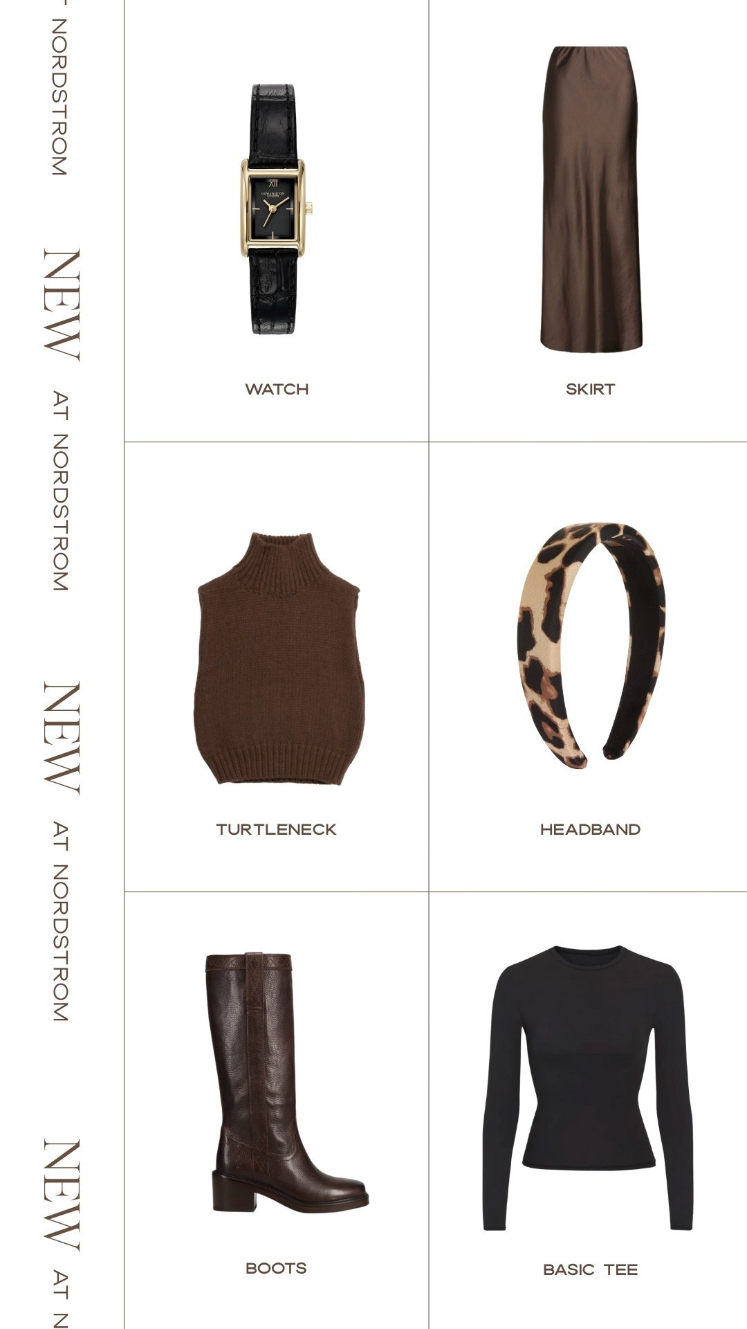 new at nordstrom

watch
skirt
turtleneck
headband
boots
basic tee#LTKCyberWeek 

#LTKGiftGuide #LTKHoliday
