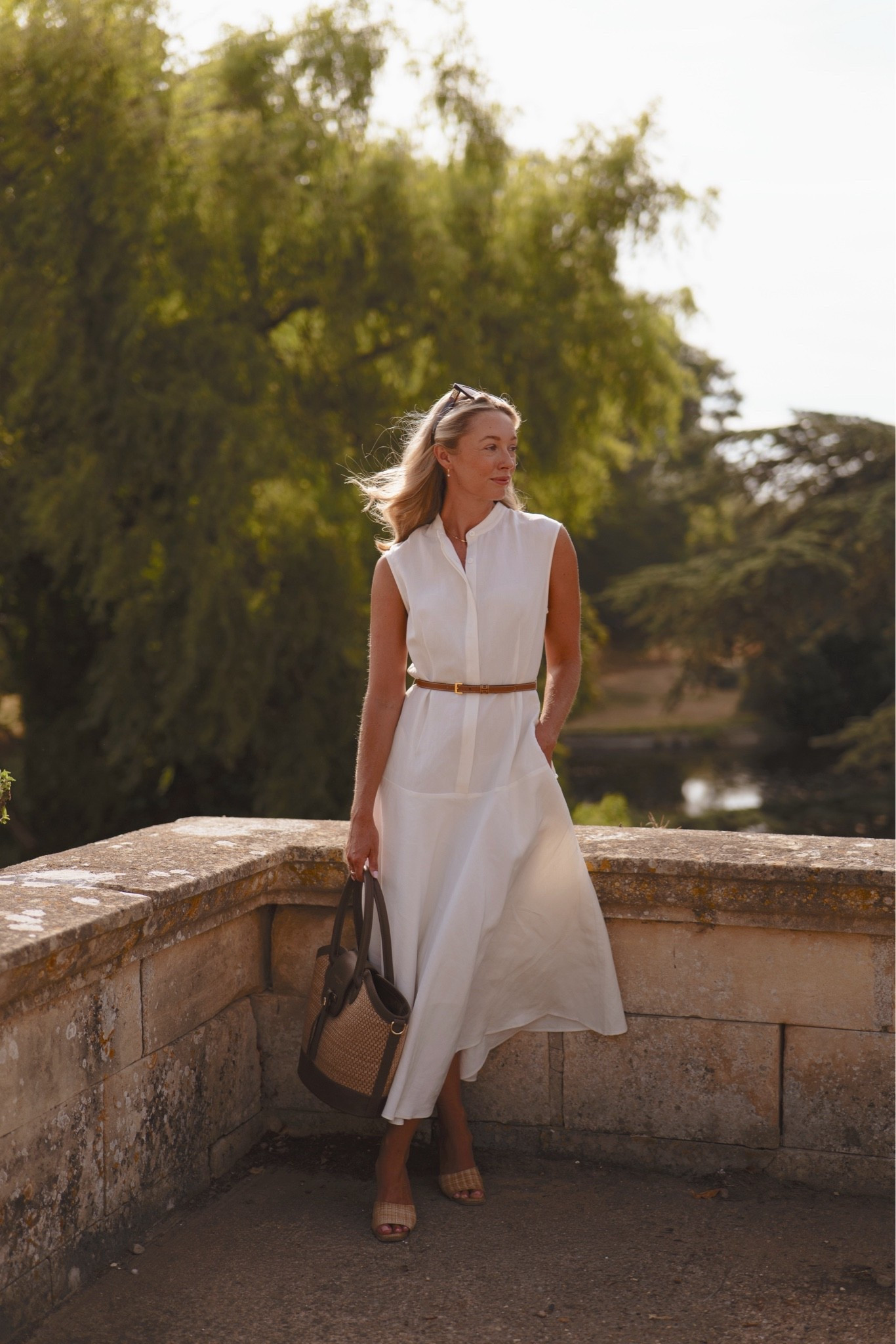 A classic white linen dress as the ultimate late summer elegant outfit

#LTKautumn #LTKuk #LTKsummer