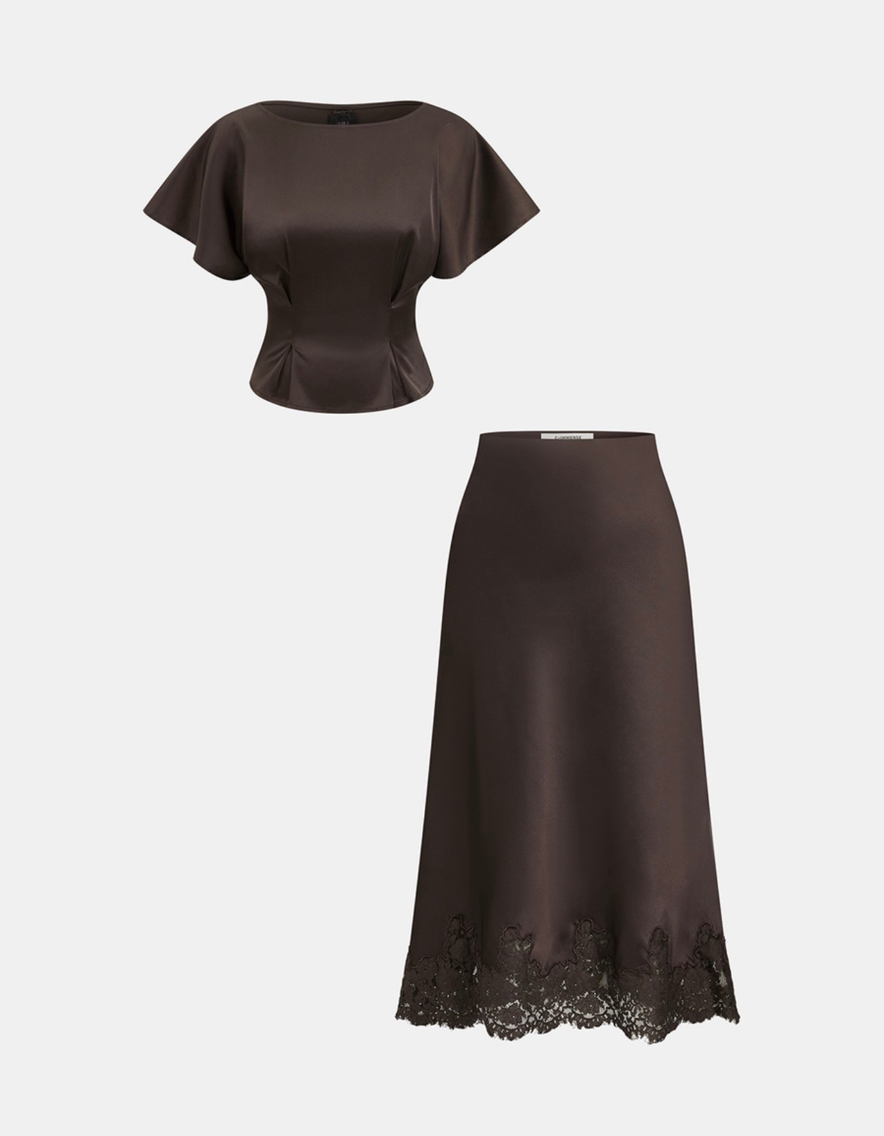 Satin lace set 🤎

#LTKgrwm #LTKFindsUnder100 #LTKootd