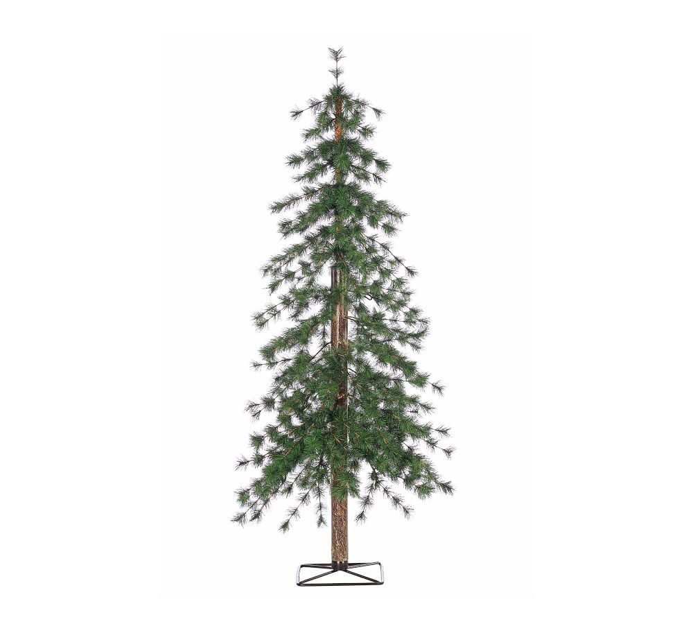 Pre-Lit LED Faux Alpine Trees | Pottery Barn (US)
