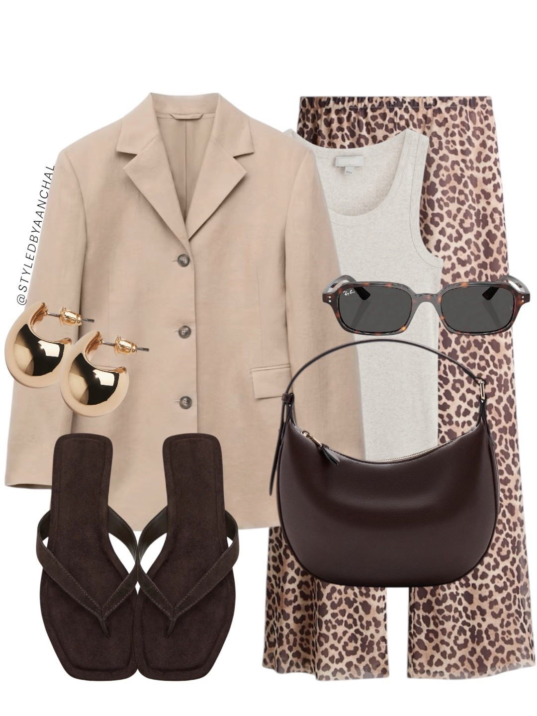 Leopard print pants outfit


Leopard print pants
Brown sandals
Steve Madden 
Beige blazer
Hm
Revolve
Brown bag
Mango

#LTKgrwm #LTKootd #LTKTravel