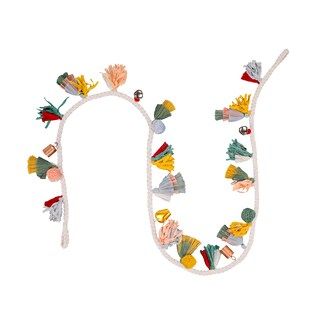 HGTV Home Collection Boho Bell & Tassel Garland, Multicolor, 72 in | Michaels | Michaels Stores