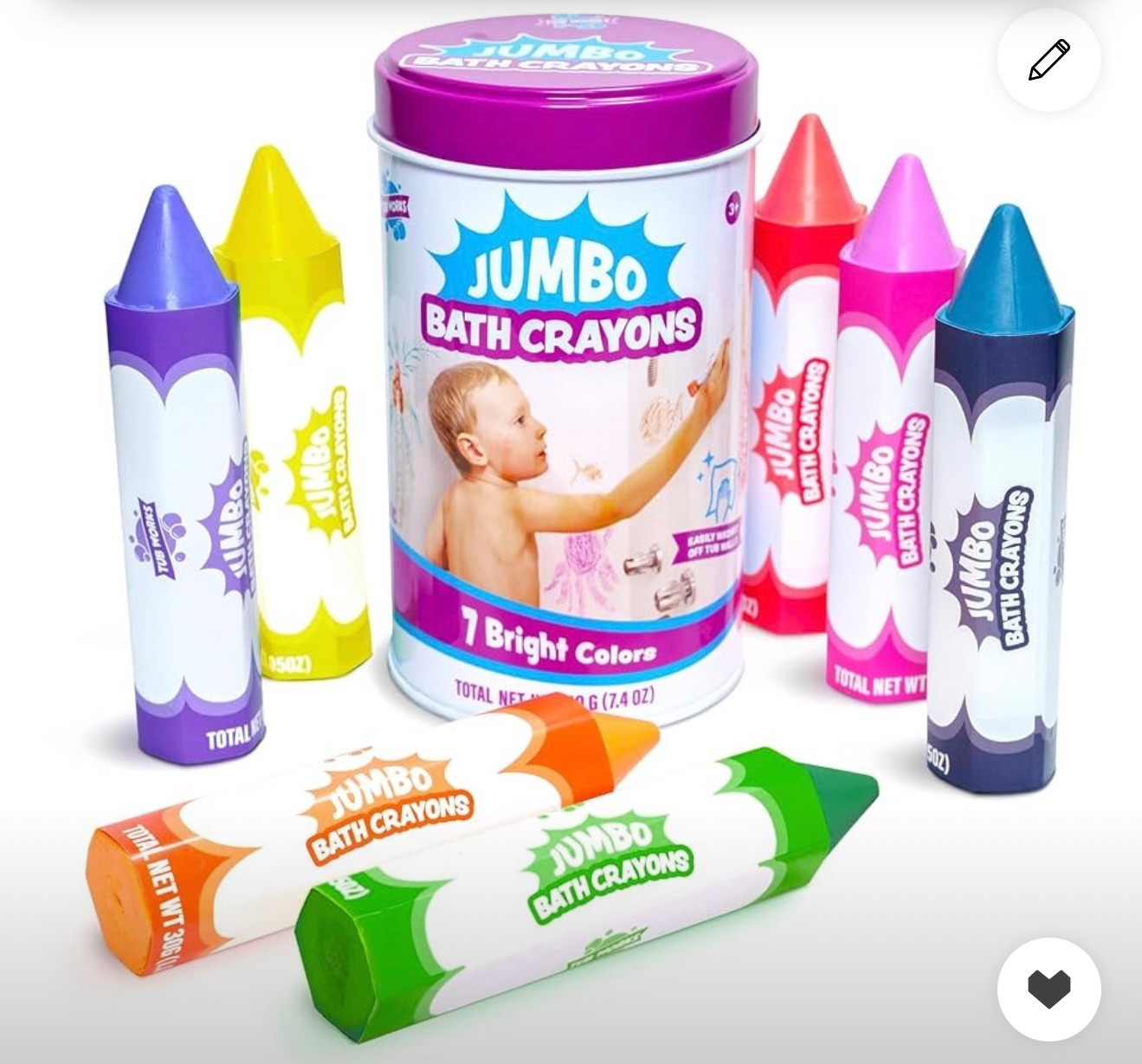Crayones especiales para el baño no dejan marcas 🤗

#LTKBaby #LTKBump #LTKKids