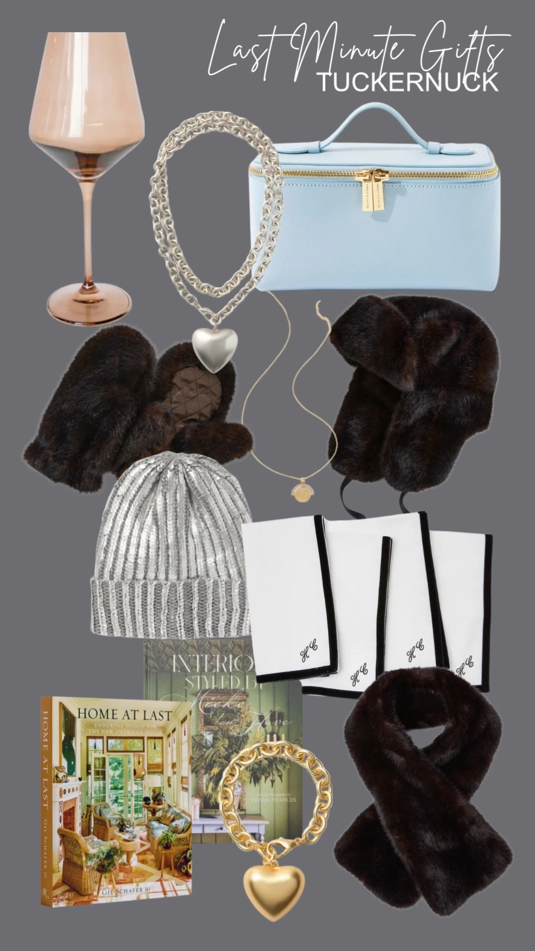 ✨ Special Last-Minute Finds at Tuckernuck! ✨

Need a sophisticated, thoughtful gift in a hurry? 🎁 Tuckernuck offers a stunning selection of special, elevated treasures perfect for anyone on your list.
Discover the plush comfort of the faux fur mittens and scarf, the festive sparkle of the sequin beanie, and striking accessories like the chunky gold heart bracelet and the silver chain necklace. Other perfect picks include the chic light blue vanity case and the gorgeous pair of coffee table books for the home décor lover.

Find the perfect polished, last-minute gift they'll cherish!

#Tuckernuck #LastMinuteGifts #ThoughtfulGifts #HolidayShopping #GiftGuide #LTKHoliday #SpecialGifts

#LTKHoliday #LTKSeasonal #LTKGiftGuide