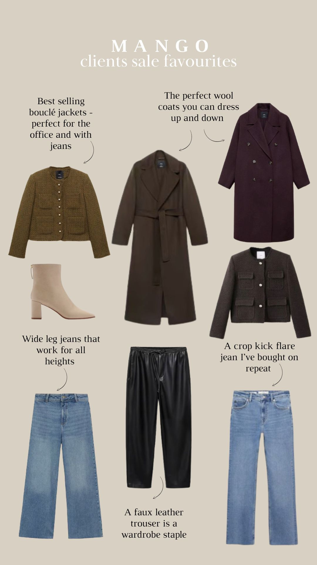 AD. The Mango Black Friday sale has started and these are the items I buy and my clients buy on repeat! Perfect time for you to invest in everyday wardrobe items! 

 

#LTKCyberWeek #LTKuk #LTKsale