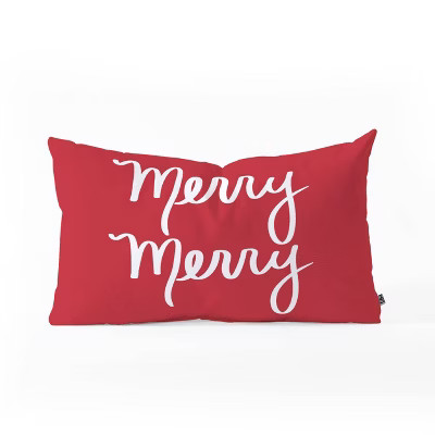 Lisa Argyropoulos Merry Merry Oblong Throw Pillow -Deny Designs | Target