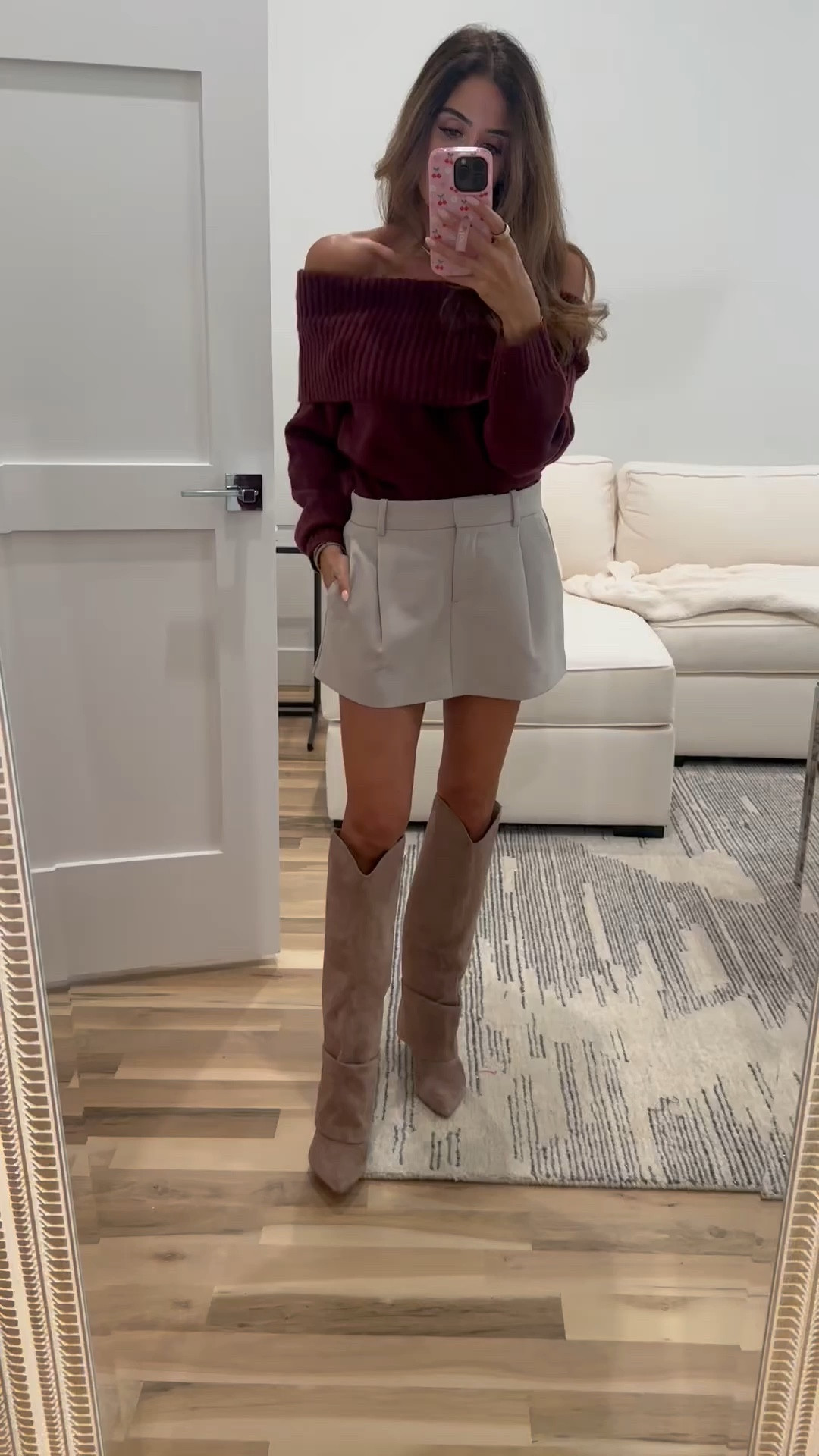 Thanksgiving outfit fall outfit idea mini skirt xxs boots code belbel20

#LTKFindsUnder50 #LTKSaleAlert #LTKFindsUnder100