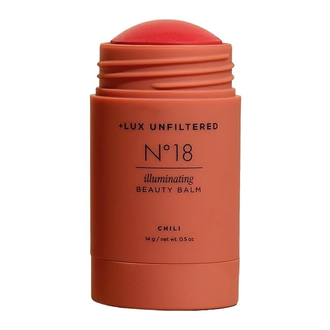 + Lux Unfiltered N°18 Illuminating Beauty Balm - Cream Blush Stick with Mango Butter - Buildable... | Amazon (US)