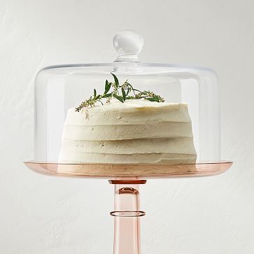 Estelle Colored Glass Cake Dome | West Elm (US)