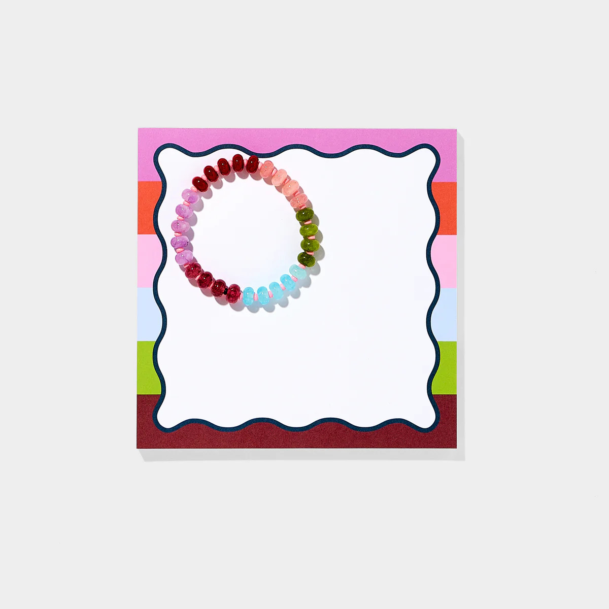 Joy Beaded Bracelet + Square Notepad Bundle | Allie + Bess