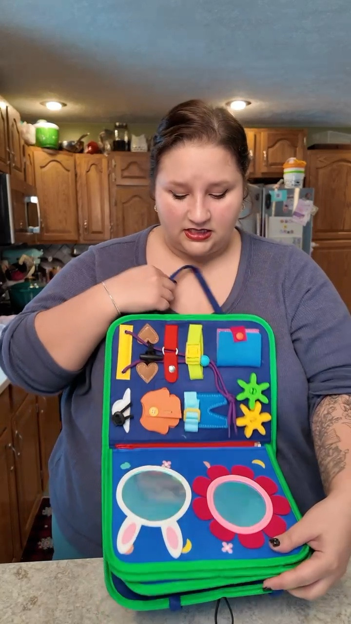 WHAT I BOUGHT MY FAMILY FOR CHRISTMAS: for my 6 month old baby niece! This busy book is a gift for both her AND her moms.

#LTKGiftGuide #LTKHoliday #LTKKids