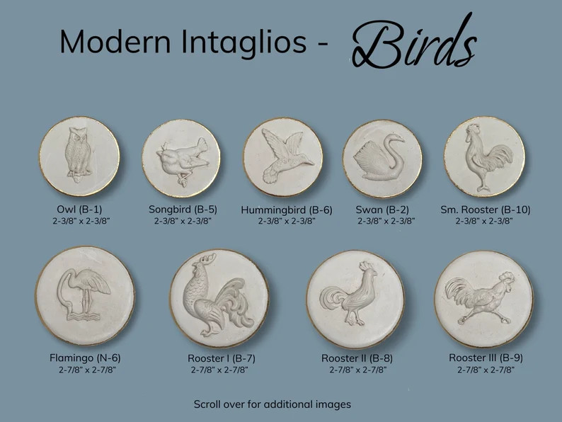 Bird Intaglios - Etsy | Etsy (US)