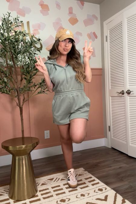My romper is 20% off today with an additional 15% off with code AFCHAMP. Wearing small petite 



#LTKfindsunder100 #LTKsalealert #LTKshoecrush