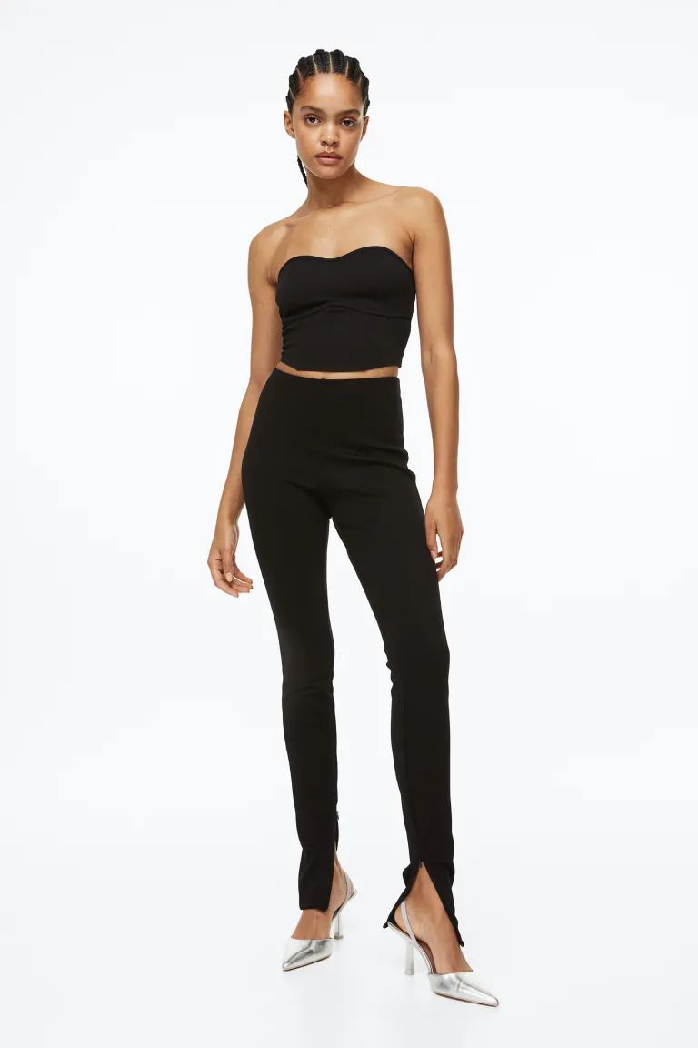 Zip-hem Leggings | H&M (US + CA)